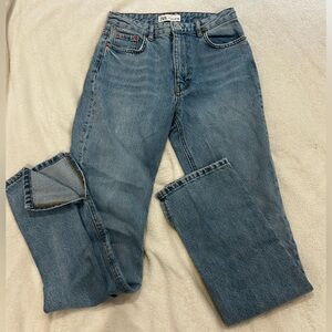 Zara Jeans with Ankle Slit